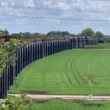 24 May – Railway viaduct is part of the journey