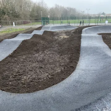 Farnborough pump track berm