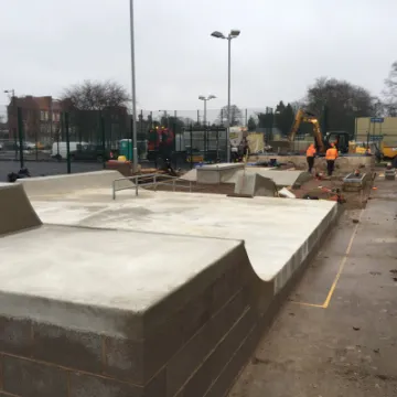 Victoria Park skatepark ramps