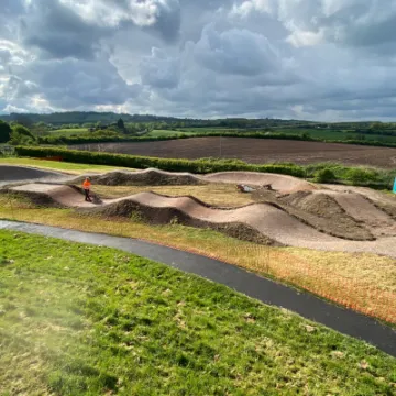 Audley pump track build