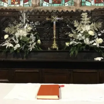 Church Flowers Xmas 1