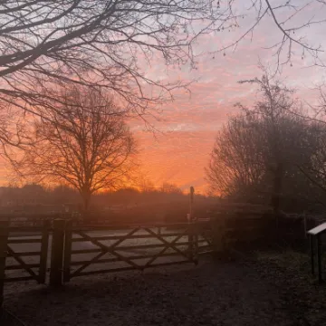 Tarvin Sunrise 140122 &ndash; 2