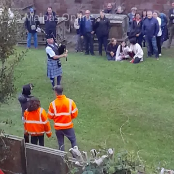 Piper Jimmy Lunney at St Oswald's Church