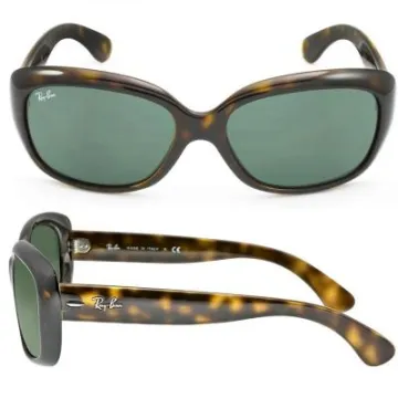 Ray-Ban Jackie Ohh In Light Havana With Crystal Green Lenses RB4101 710