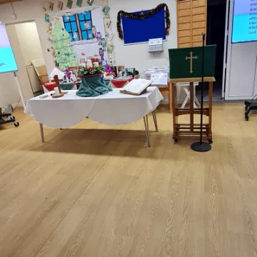 Inside Abbeyfields Community Centre