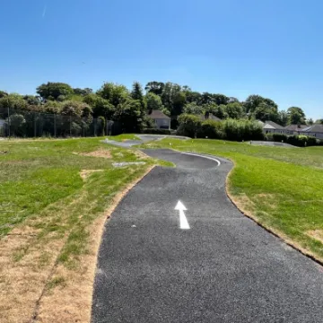 Ysgol Cynfran pump track 02