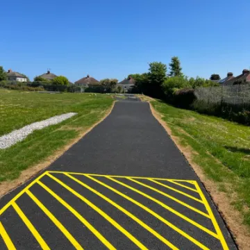 Ysgol Cynfran pump track 03