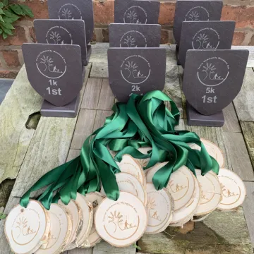 Tarvin Woodland Run Trophies and Medals