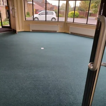 New flooring in the Welcome