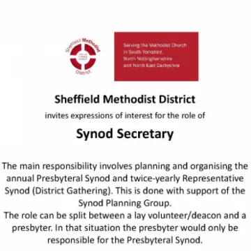 Synod Secretary advert
