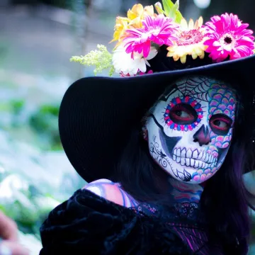 Day of the dead, costume, makeup