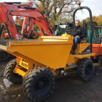 Site dumper truck