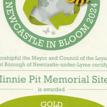 Gold Award in The Newcastle Community Gardens Cate