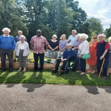 Attendees for Comm. Garden award