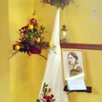 One of the Flower Festival displays