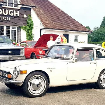 White Coupe at The Plough at Plumpton