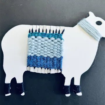 yarn art sheep