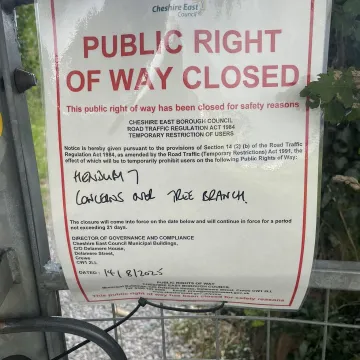 Footpath Closed