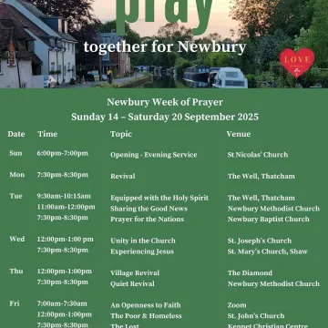 2025 Newbury Week of Prayer Invite