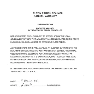 Vacancy Notice
