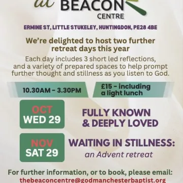 Retreat Days At The Beacon Centre