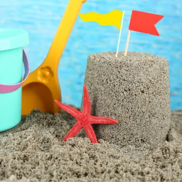 Sandcastle With Flags
