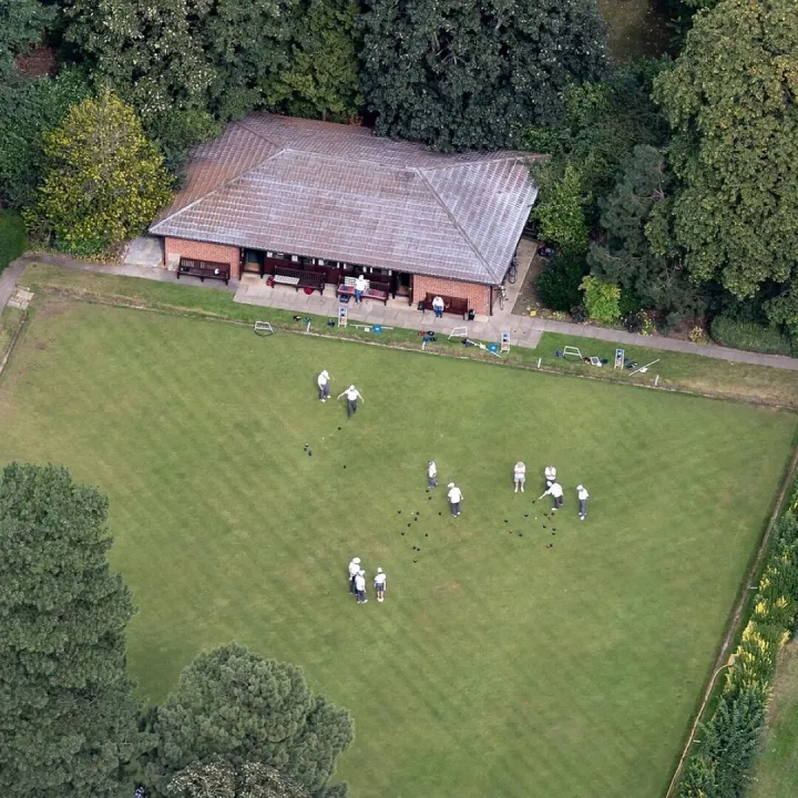 Bowling green, lawn bowls, sport, old people