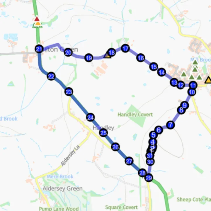 Road closure Rocky Lane
