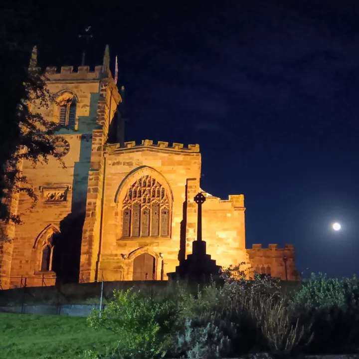 St James Church At Night