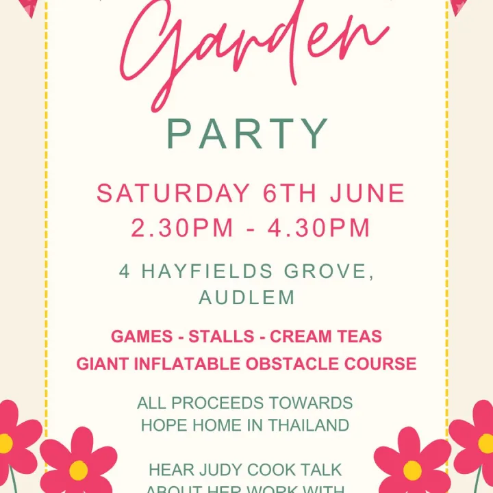 Pink Garden Party Invitation