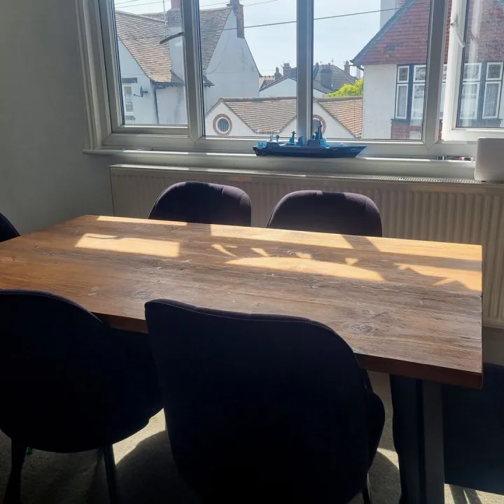 Reclaimed Wood Dining Table & 6 Chairs – Items for sale