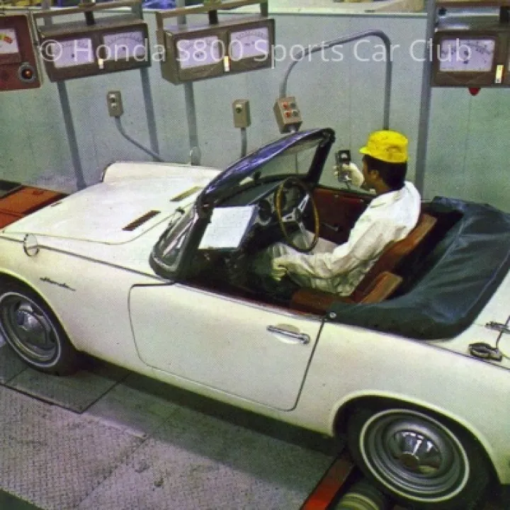 Dyno testing on the production line