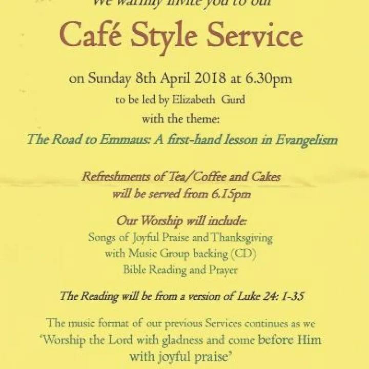 Cafe Style Service &ndash; April 18