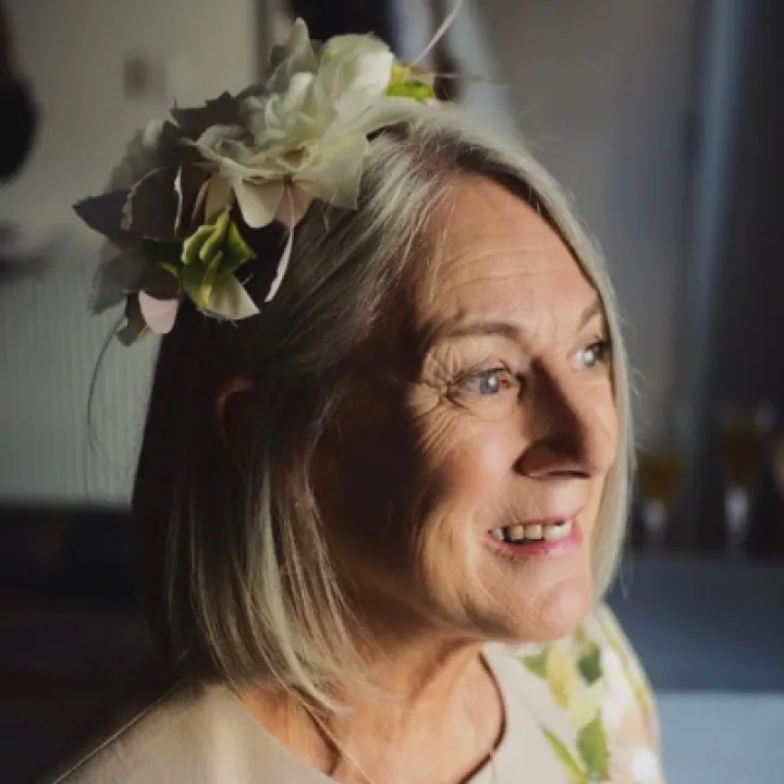 Mother of the bride bespoke headpiece