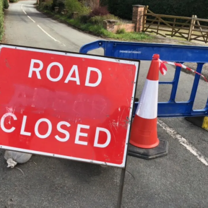 road closed