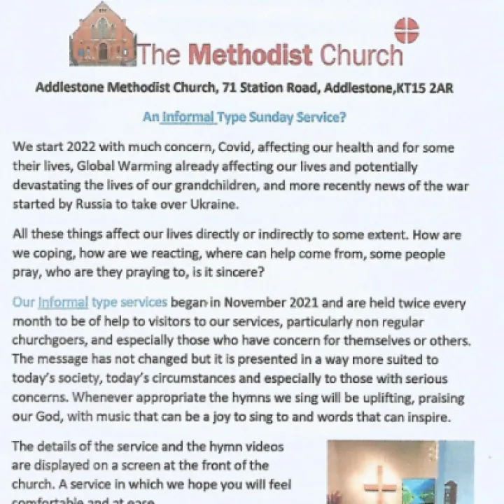 An Informal Type Service update P1