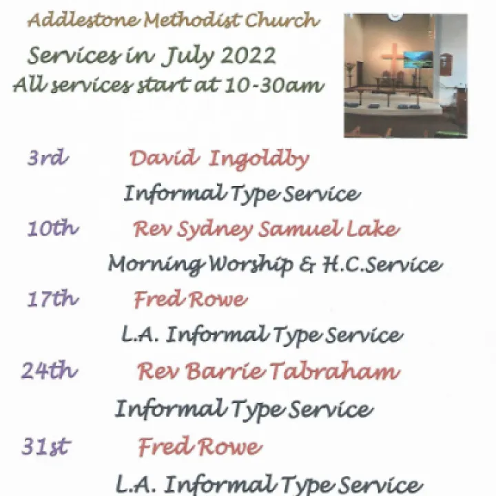 Services in July 2022