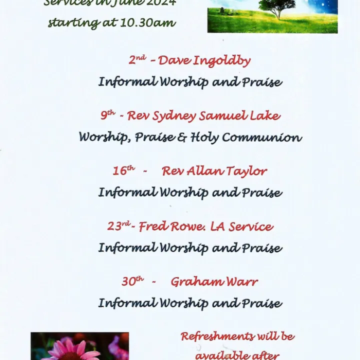 June 2024 Sunday Service