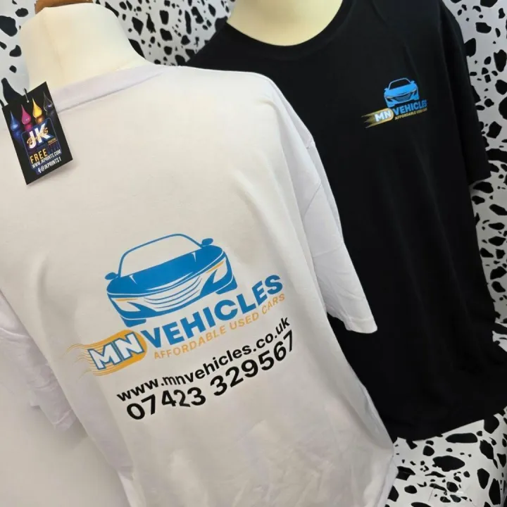 Mn Vehicles Tshirts With Dtf Printing