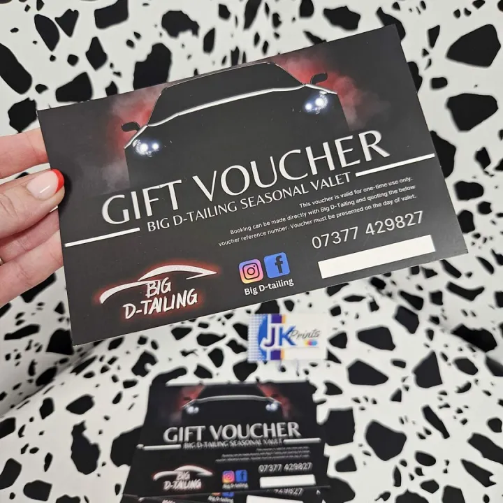 Big D-Tailing Gift Vouchers