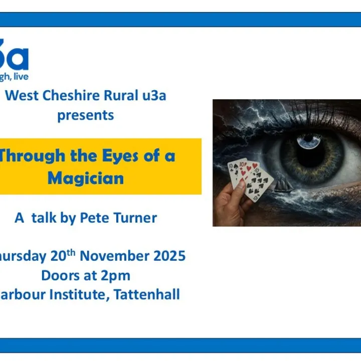 U3a November 2025 Magician