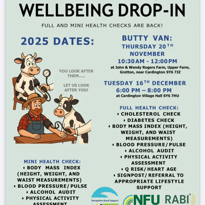 WELBEING HEALTH CHECK AT BUTTY VAN