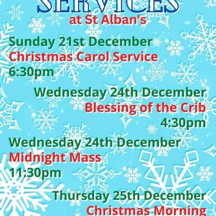 Christmas Services at St Alban’s Church