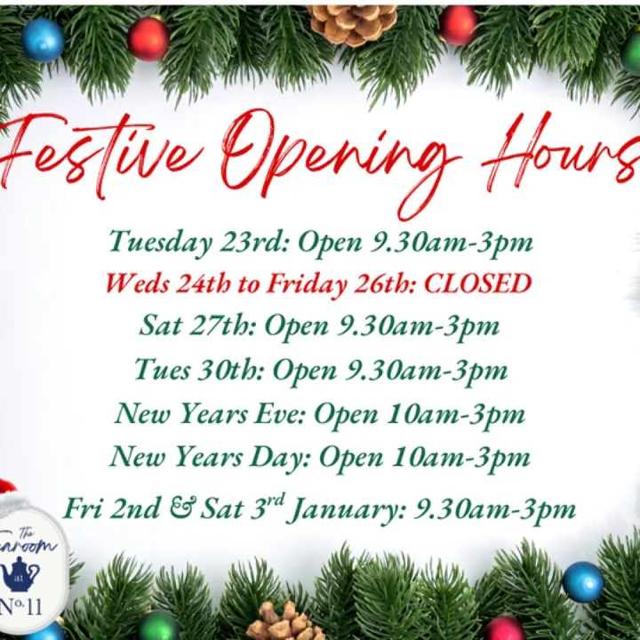 Tea Room Xmas Opening