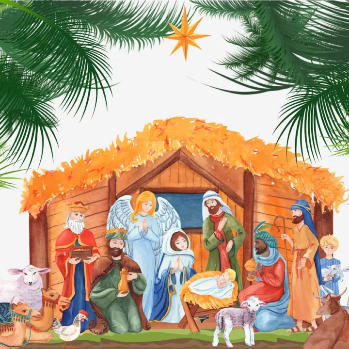 Colorful Festive Happy Birthday Card (Postcard (A6