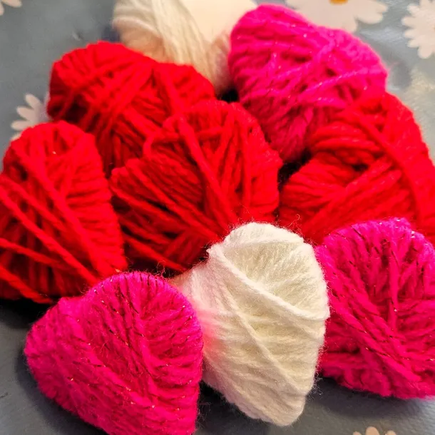 Valentine Hearts made by the Friendly Faces group in 2026