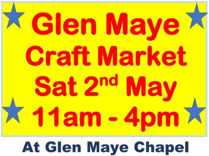 Glen Maye Craft 2nd May 2026