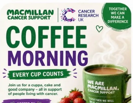 Witton Park McMillan Coffee Morning 13.06.2026