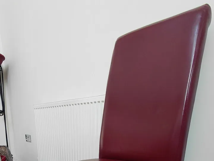 Items for sale
– Red Faux Dining Chairs x4 50