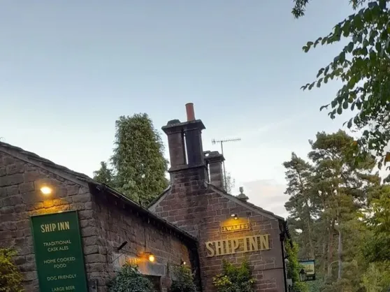 The Ship Inn, the local pub a short walk from the farm